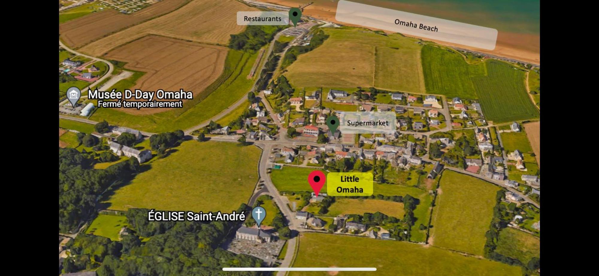 Vila Little Omaha Vierville-sur-Mer Exteriér fotografie